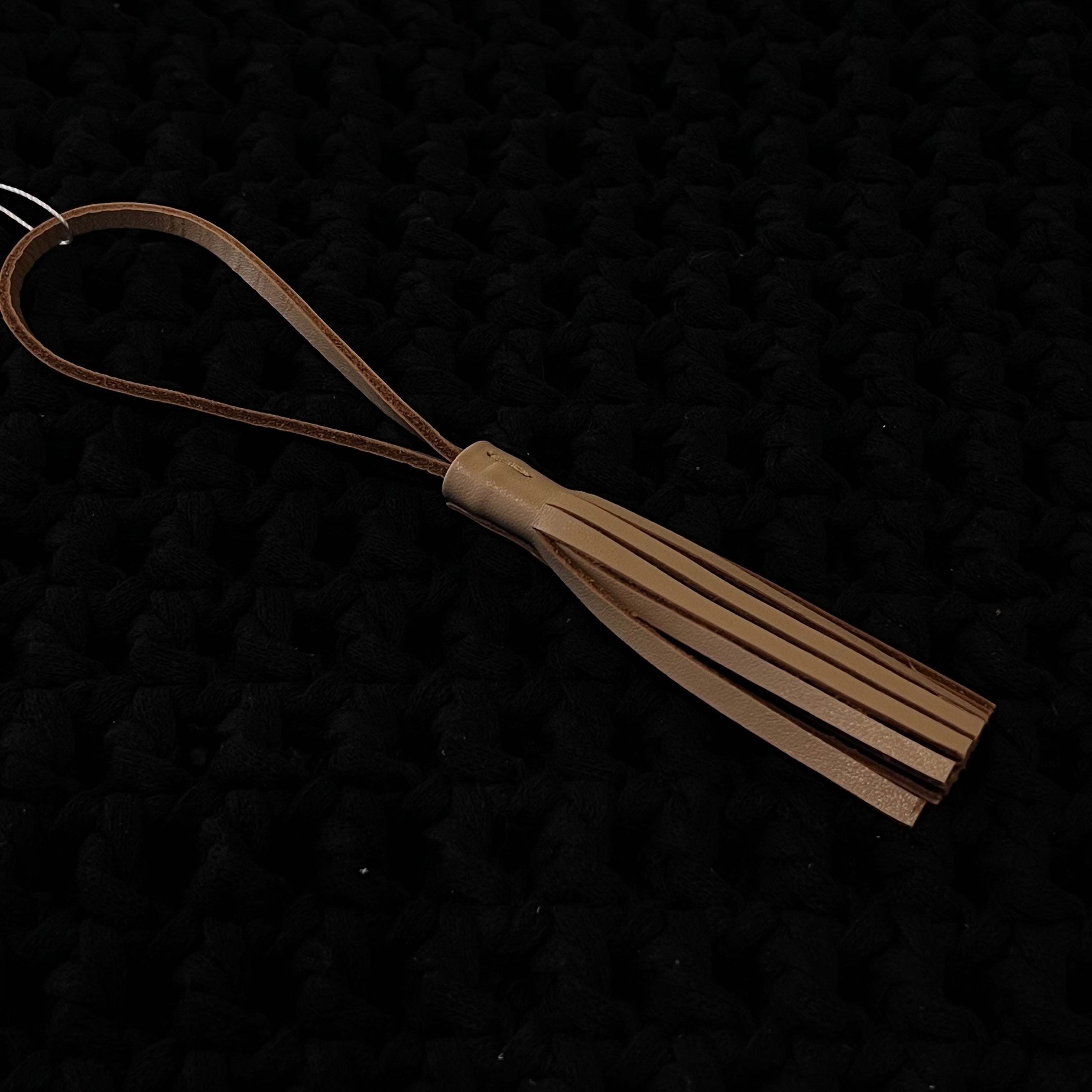 Leather Tassel Charm