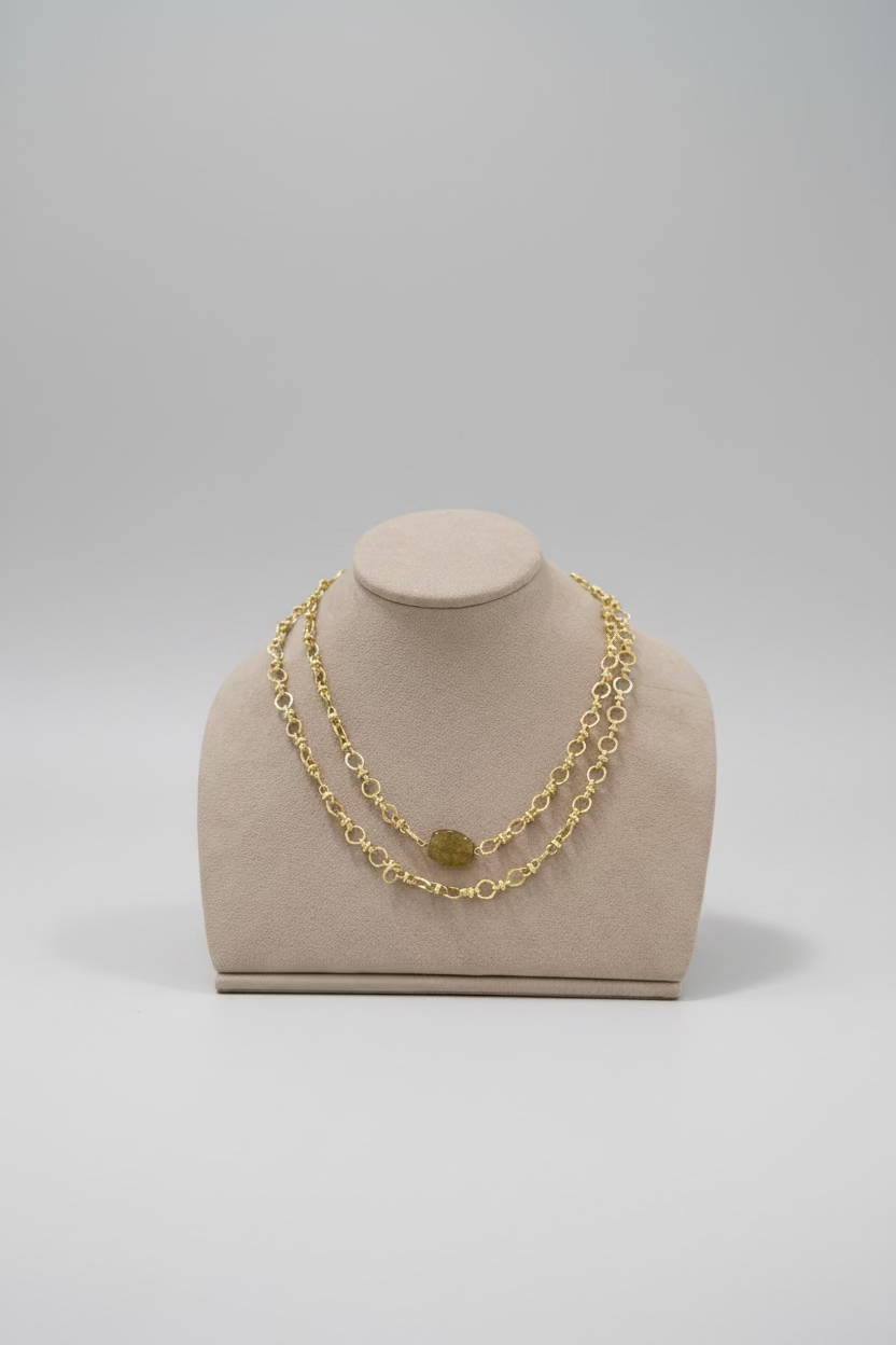 Collar Elevado Cleo piedra natural