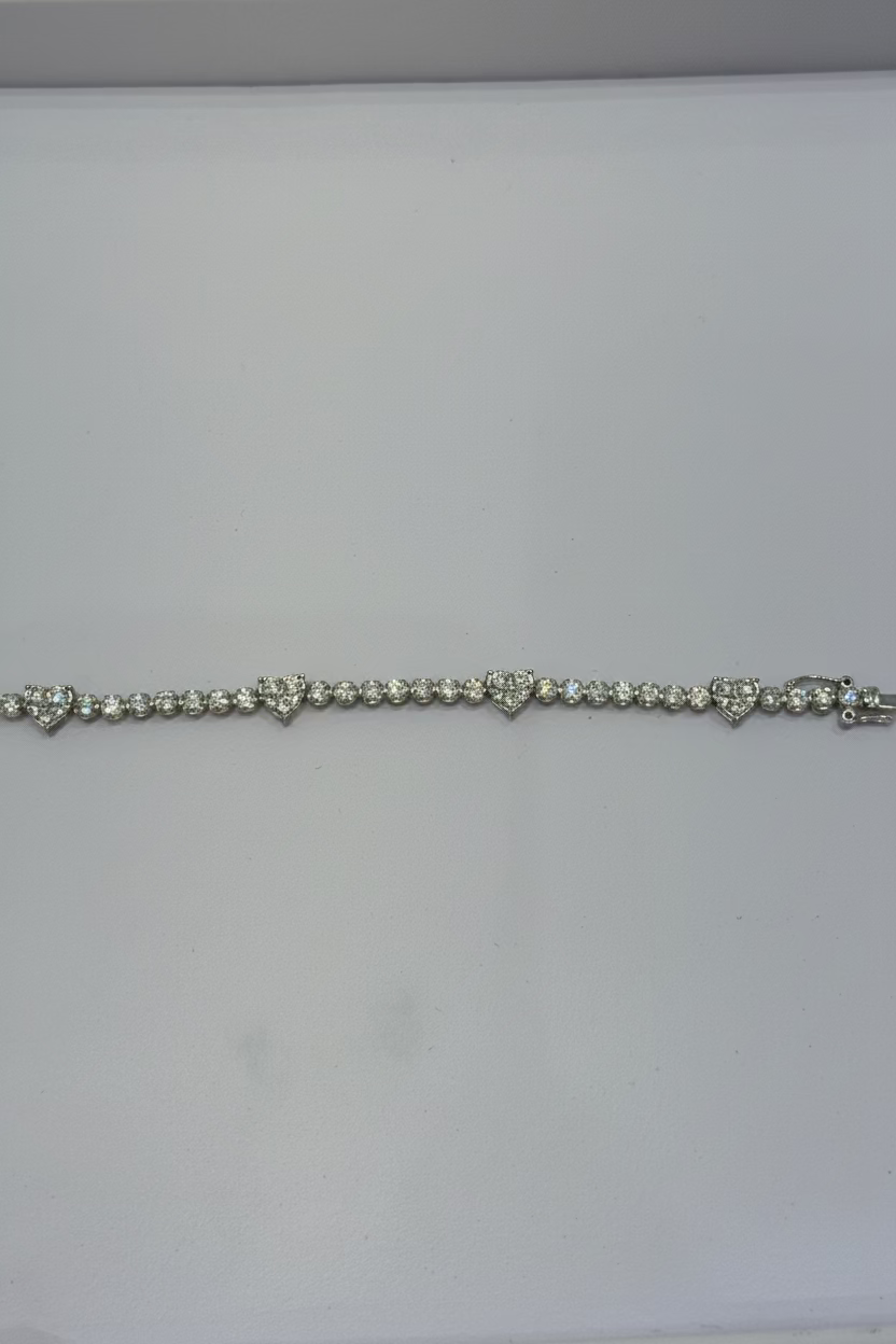 BRACELET TENNIS HEART