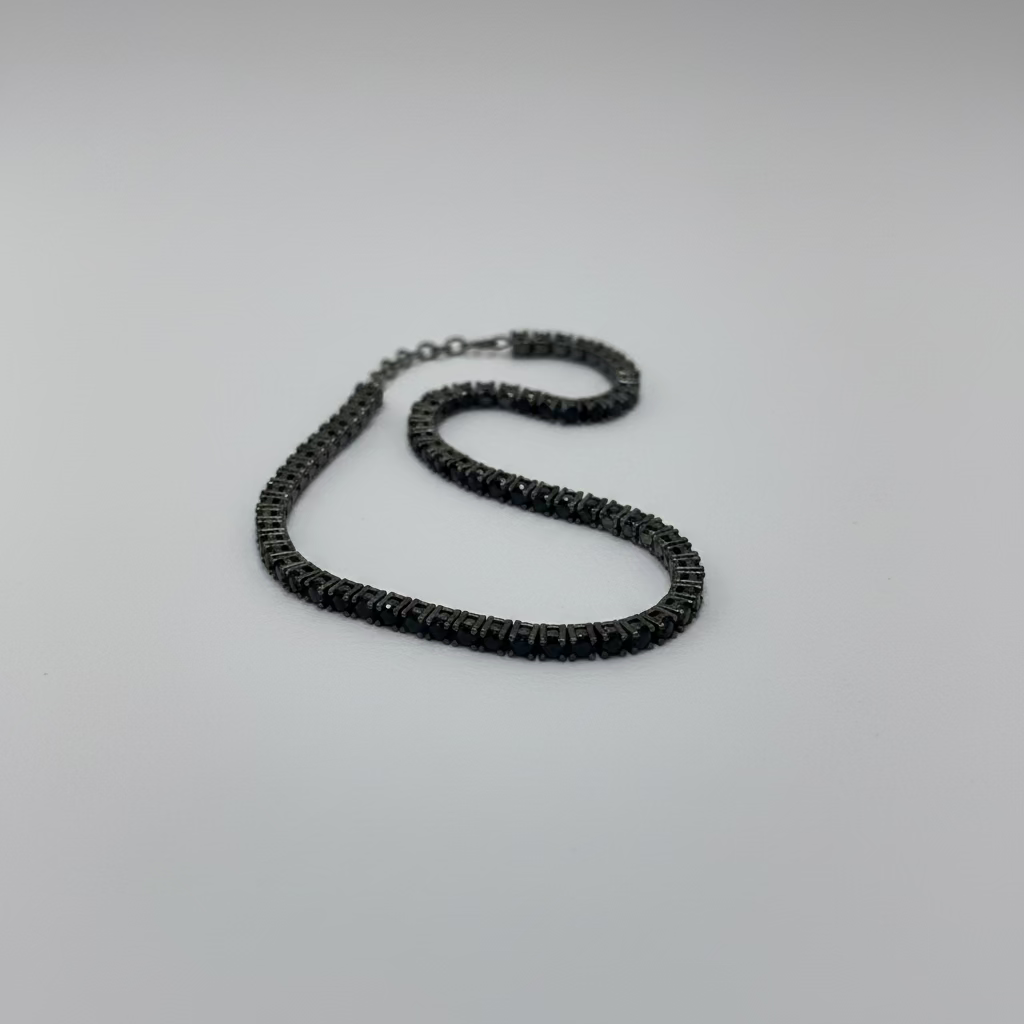 TENNIS BRACELET NEGRO