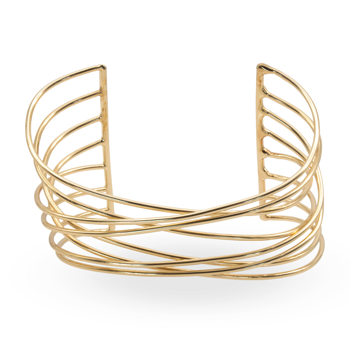 Pulsera Flex Ondas Gold Filled